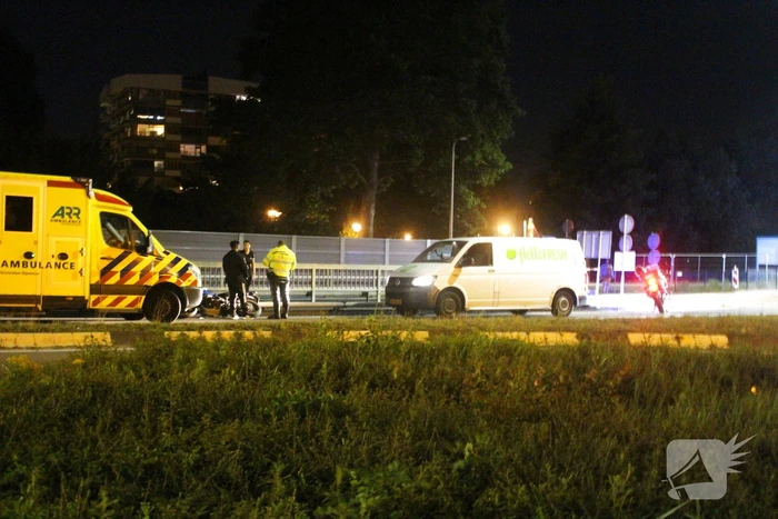 Verkeersopstopping door ongeval op Algerabrug