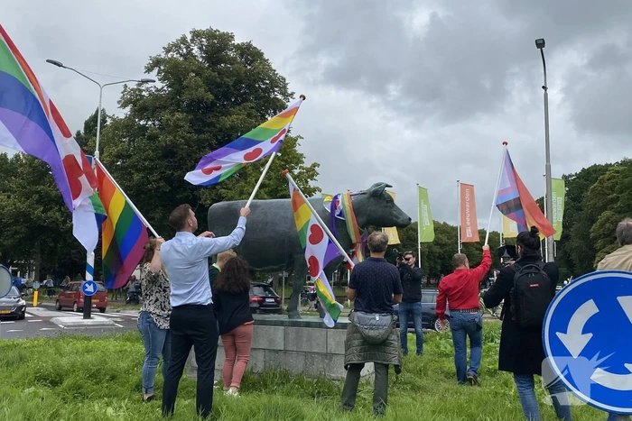 Vreedzame LHBTIQ demonstratie