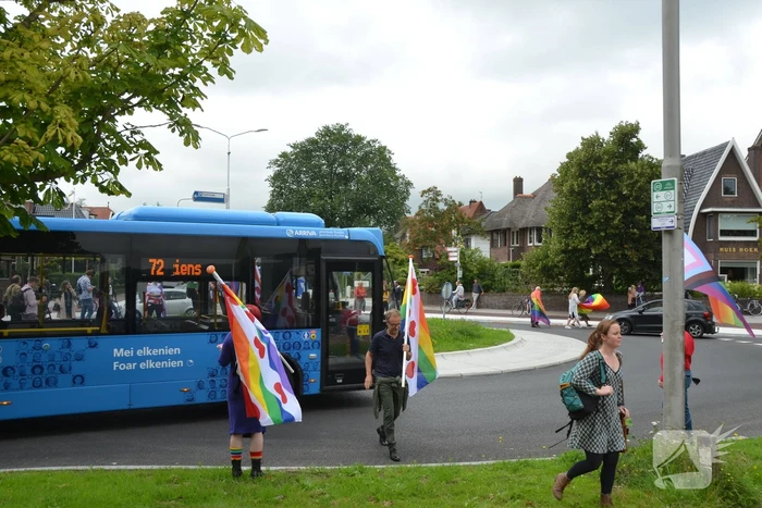 Vreedzame LHBTIQ demonstratie