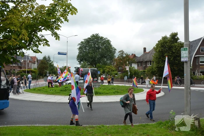 Vreedzame LHBTIQ demonstratie