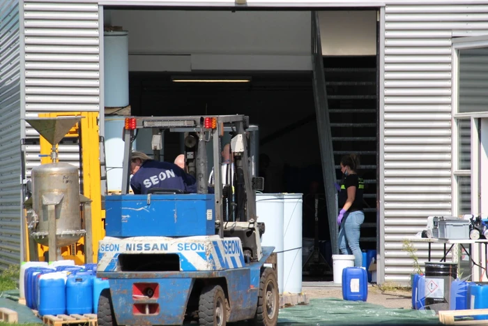 Drugslab in bedrijfspand Industrieterrein Noordersluis
