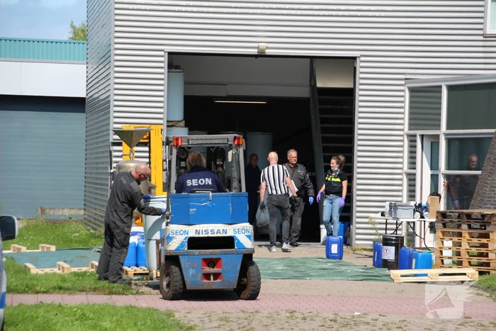 Drugslab in bedrijfspand Industrieterrein Noordersluis