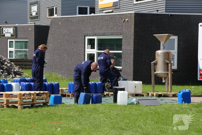 Drugslab in bedrijfspand Industrieterrein Noordersluis