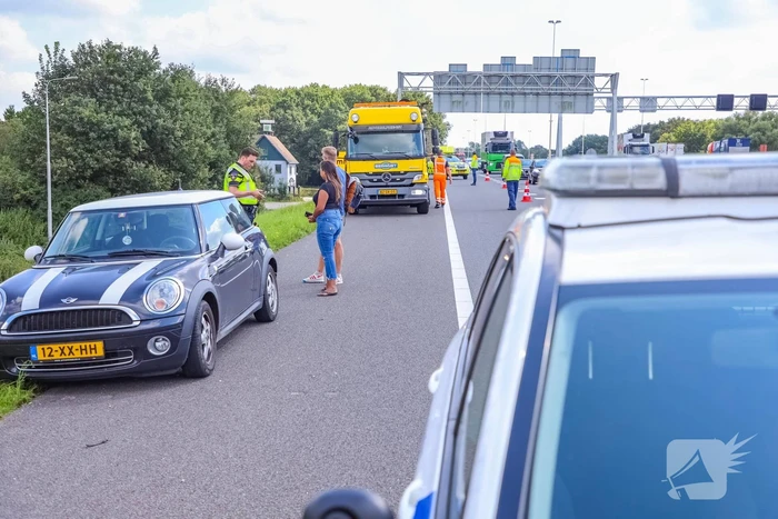 Kop-staart botsing knooppunt Hoevelaken