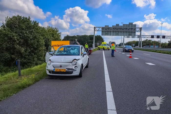Kop-staart botsing knooppunt Hoevelaken
