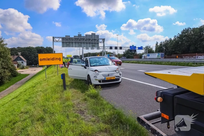 Kop-staart botsing knooppunt Hoevelaken