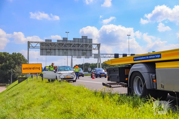 Kop-staart botsing knooppunt Hoevelaken