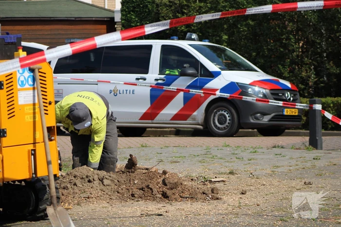 Stronkenfrees gaat door gasleiding heen