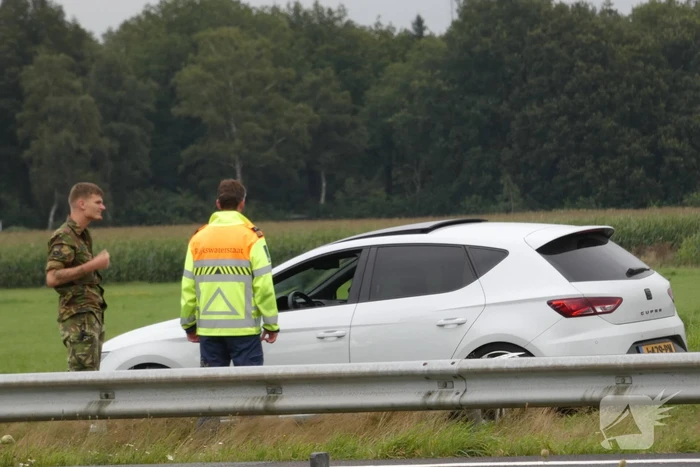 Militair betrokken bij ongeval op Rijksweg