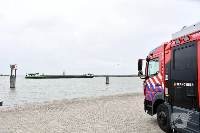 Brand op motorschip