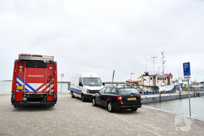 Brand op motorschip