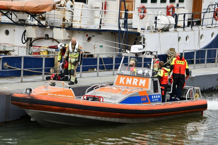 Brand op motorschip