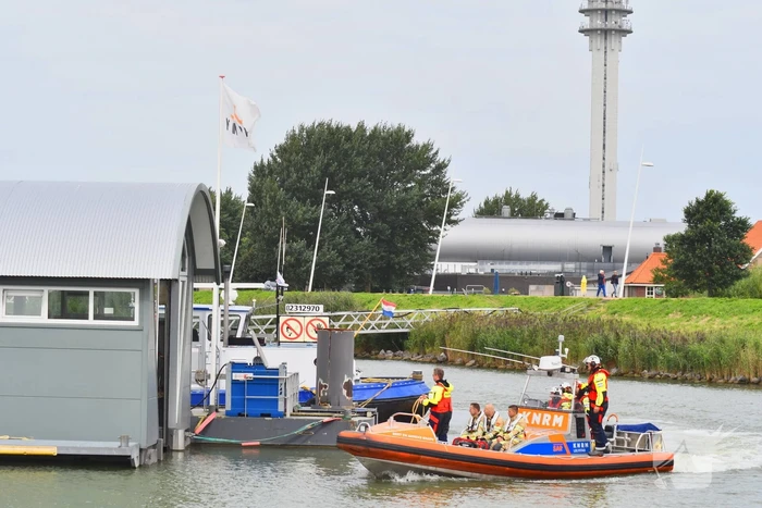 Brand op motorschip