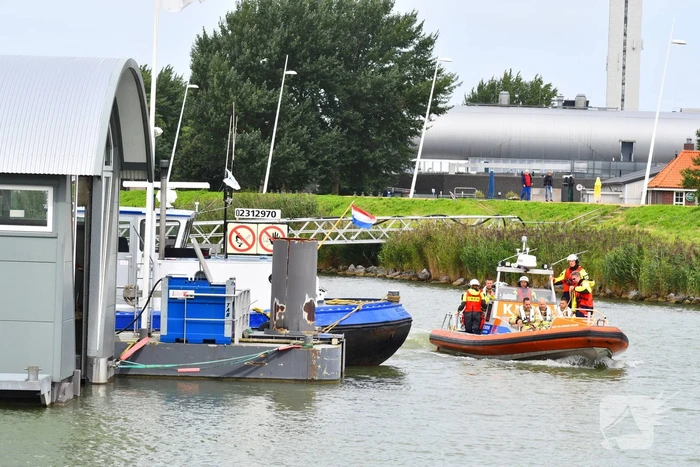 Brand op motorschip
