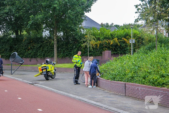 Fietsers botsen in tunnel