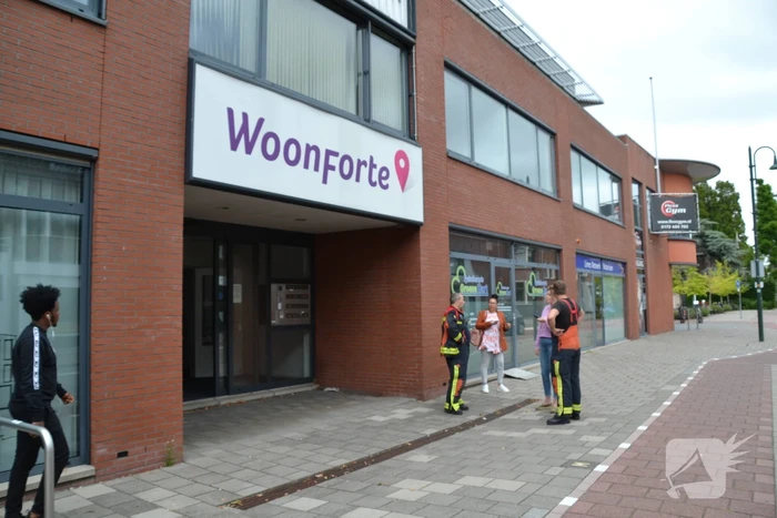 Brand in pand van woningcorporatie Woonforte
