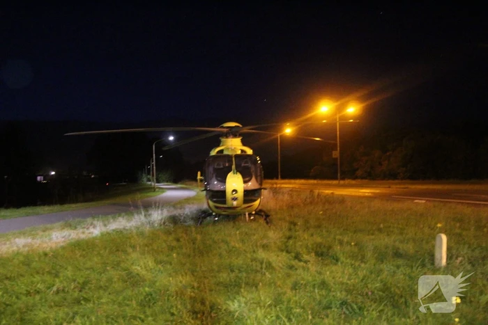 Traumahelikopter landt voor incident