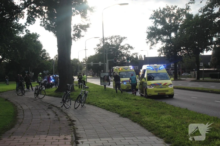 Fietser gewond door ongeval met fietser