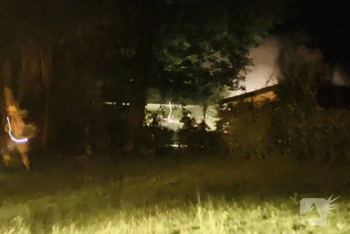 Veel rookontwikkeling door brand in chalet