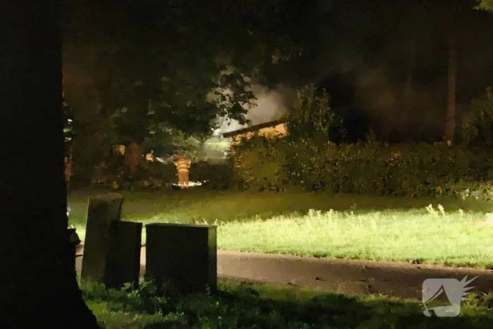 Veel rookontwikkeling door brand in chalet