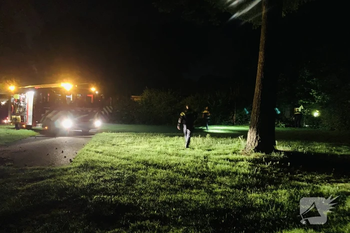 Veel rookontwikkeling door brand in chalet