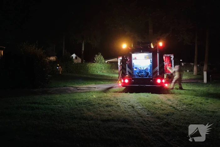 Veel rookontwikkeling door brand in chalet