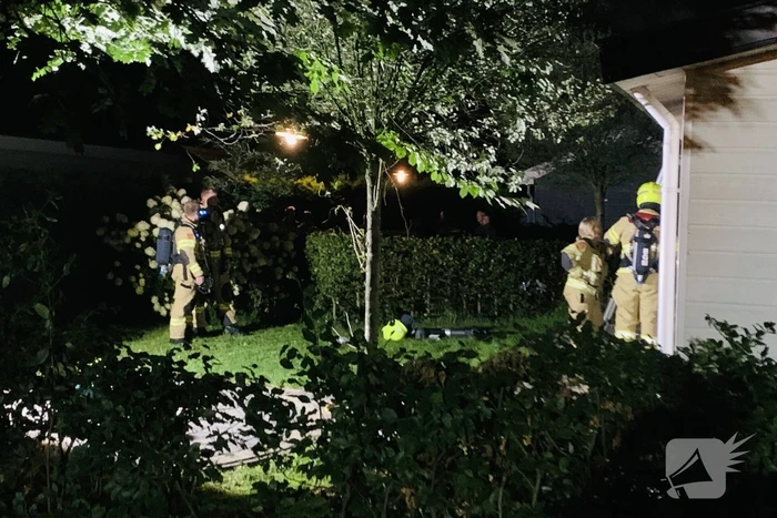 Veel rookontwikkeling door brand in chalet