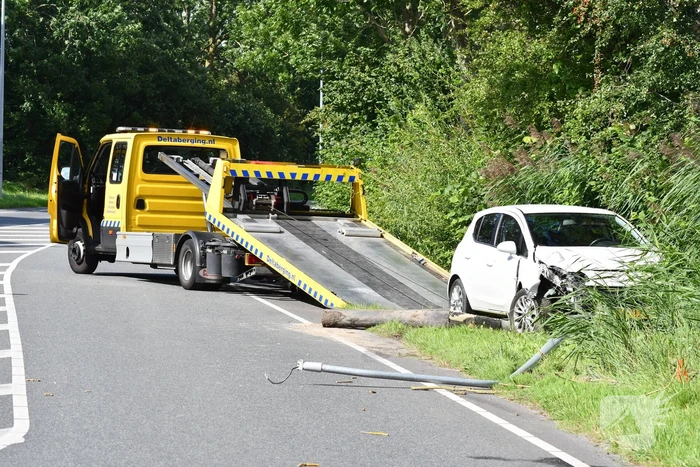 Veel schade bij eenzijdig ongeval