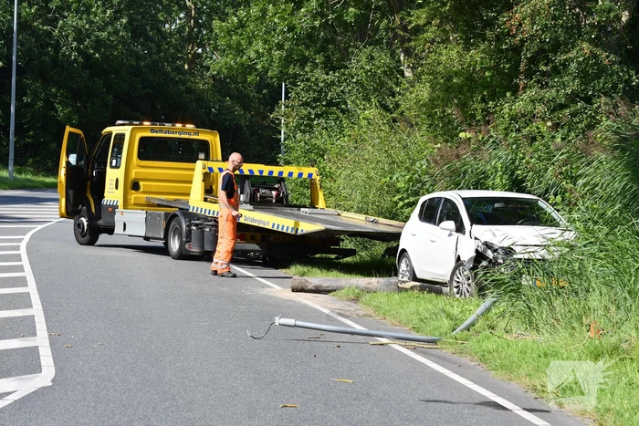 Veel schade bij eenzijdig ongeval