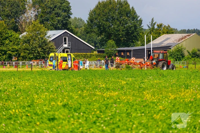 Traumahelikopter landt voor incident op kampeerboerderij