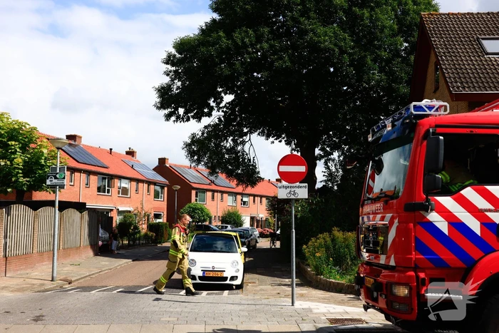 Buurtbewoners halen auto's weg voor gevaarlijk hangende tak