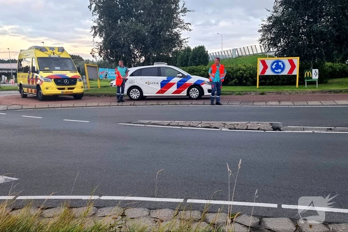 Persoon gewond bij aanrijding, bestuurder aangehouden