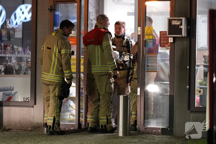 Tankstation vol rook, mogelijk inbraakalarm