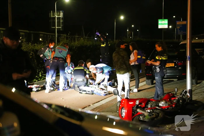 Motorrijder gewond bij eenzijdig ongeval