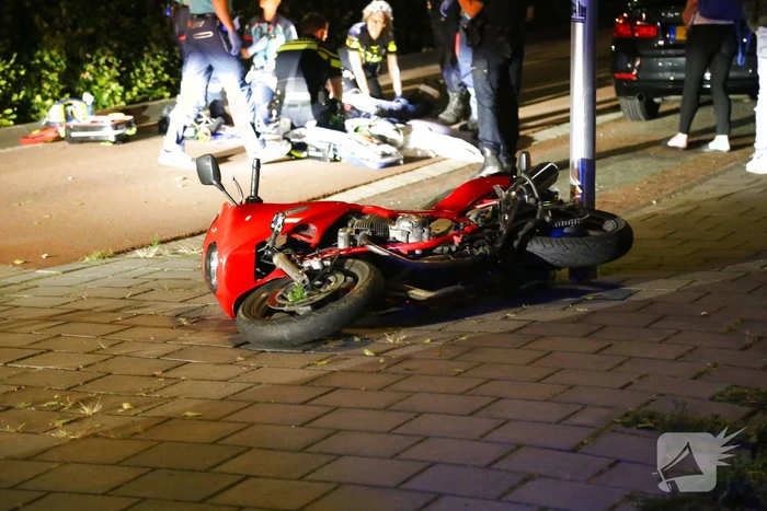 Motorrijder gewond bij eenzijdig ongeval