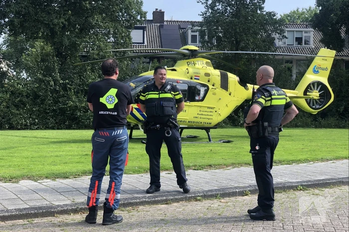 Traumahelikopter ingezet voor incident