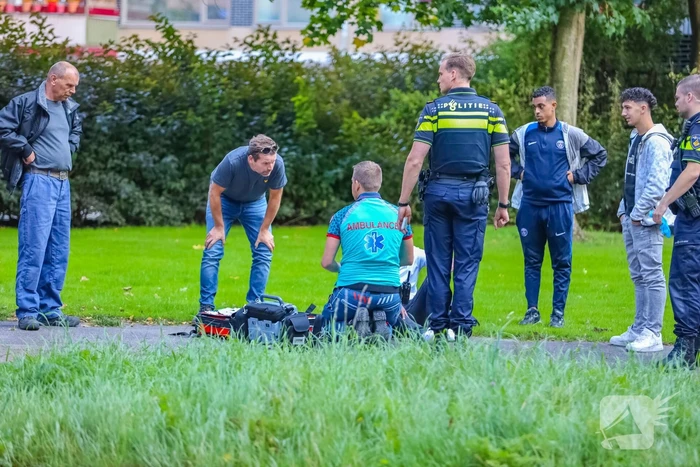 Fietser gewond bij ongeval met personenauto