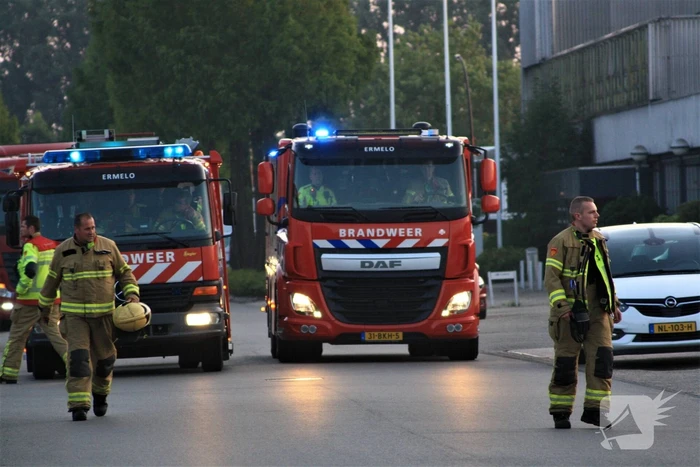 Grote uitslaande brand bij Extrusie fabriek