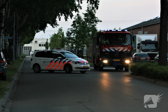 Grote uitslaande brand bij Extrusie fabriek