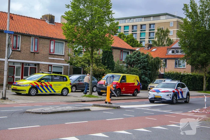 Leswagen betrokken bij aanrijding met fietsster