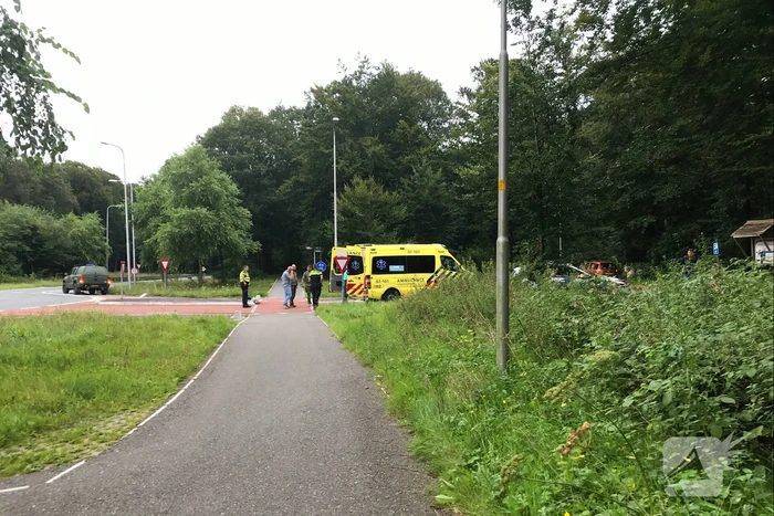 Fietser gaat onderuit een raakt gewond