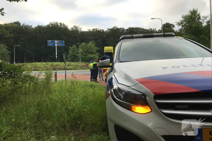 Fietser gaat onderuit een raakt gewond