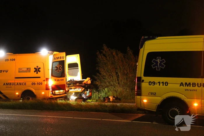 Scooterrijder betrokken bij ernstig ongeval op fietspad