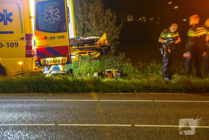 Scooterrijder betrokken bij ernstig ongeval op fietspad