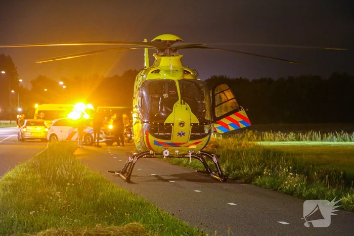 Scooterrijder betrokken bij ernstig ongeval op fietspad