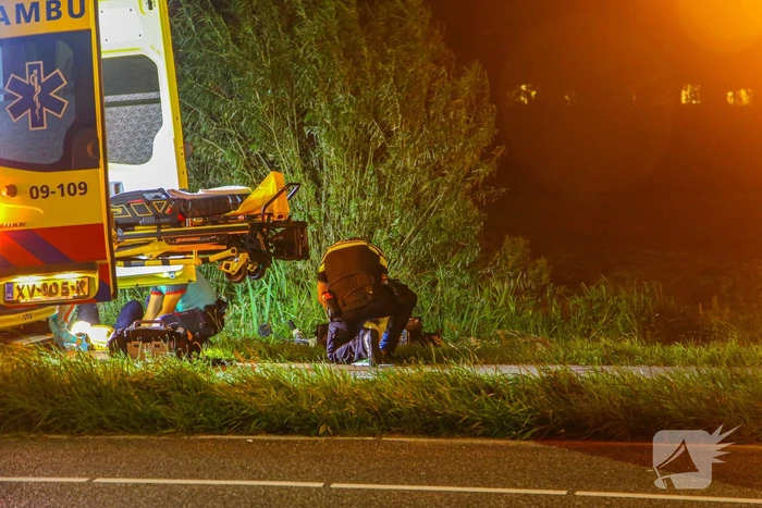 Scooterrijder betrokken bij ernstig ongeval op fietspad