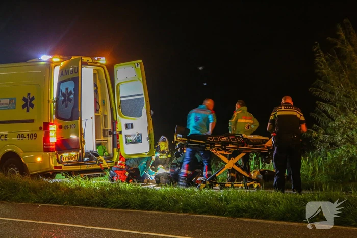 Scooterrijder betrokken bij ernstig ongeval op fietspad