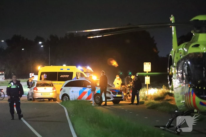 Scooterrijder betrokken bij ernstig ongeval op fietspad