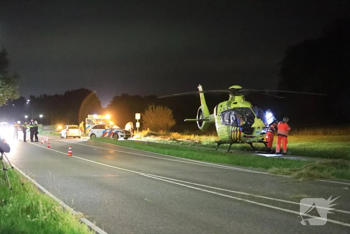 Scooterrijder betrokken bij ernstig ongeval op fietspad