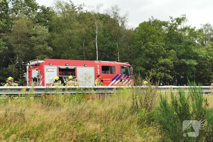 Vier voertuigen betrokken bij ongeval op snelweg